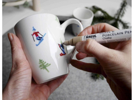 KREUL Glass & Porcelain Pen Classic, bleu lapis