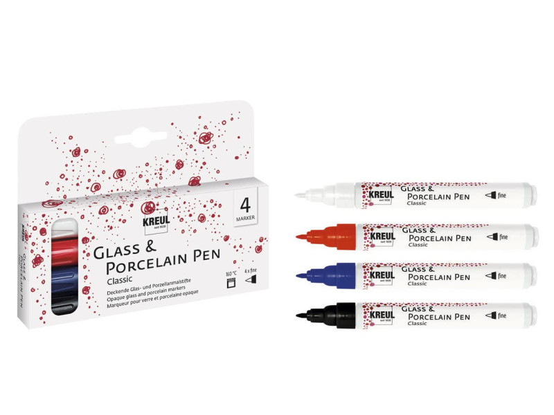KREUL Marqueur pour porcelaine 'Glass & Porcelain Pen'
