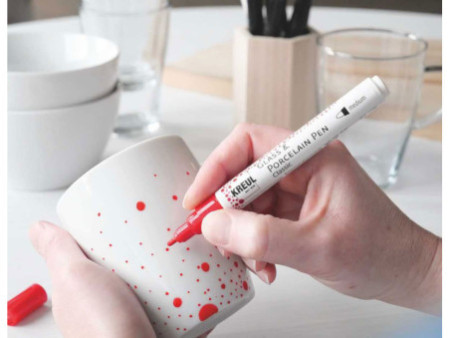 KREUL Marqueur pour porcelaine 'Glass & Porcelain Pen'