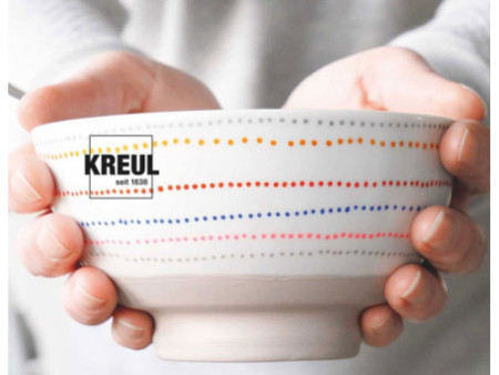 KREUL Marqueur Glass & Porcelain Pen Chalky, set de 5