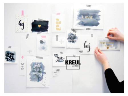 KREUL Kit créatif 'PaperLove', 6 pièces