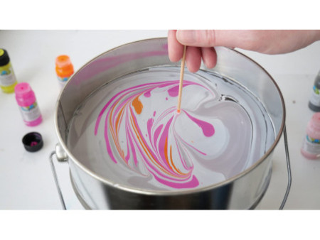 KREUL Peinture à marbrer 'Magic Marble', kit Love Neon!