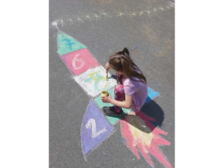 KREUL Peinture à la craie pour trottoir STREETY, blanc nuage