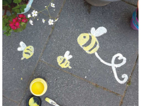 KREUL Peinture à la craie pour trottoir STREETY, jaune