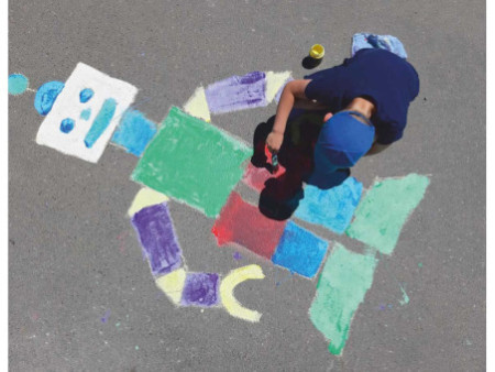 KREUL Peinture à la craie pour trottoir STREETY, mauve