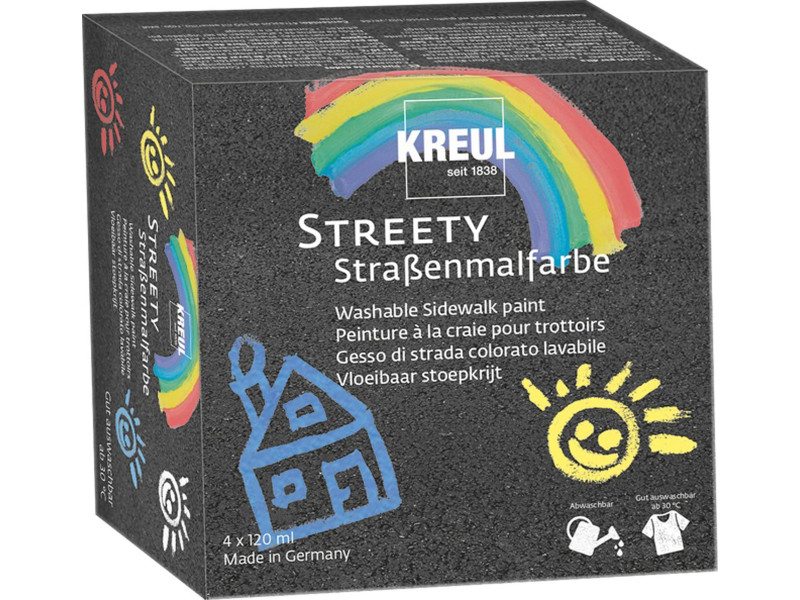 KREUL Peinture à la craie pour trottoir STREETY, 120 ml