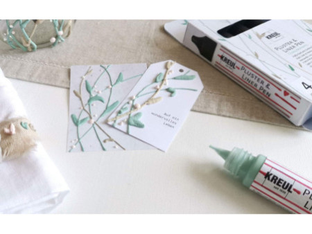 KREUL Pluster & Liner Pen, set de 4 Chalky Moments