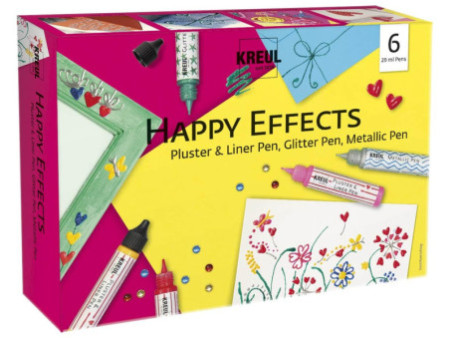 KREUL Kit créatif 'Happy Effects', 6 pièces