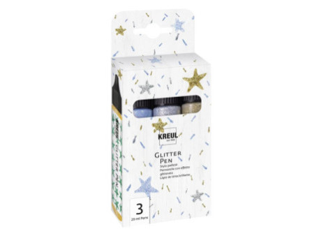KREUL Glitter Pen, set de 3