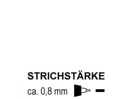 KREUL Lackmarker 'Gloss Paint Marker', extrafine, blanc