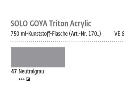 KREUL Peinture acrylique Triton Acrylic Liquid, gris neutre