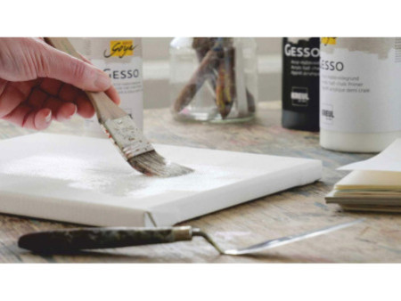 KREUL Apprêt acrylique SOLO Goya Gesso, blanc, 250 ml