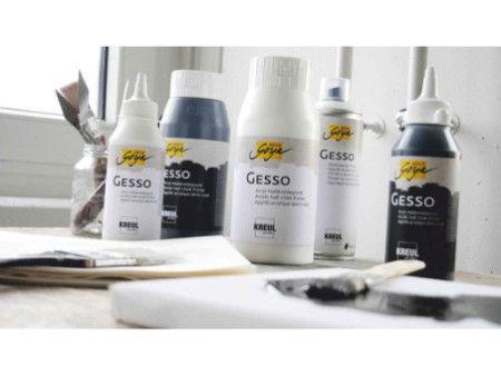 KREUL Apprêt acrylique SOLO Goya Gesso, blanc, 750 ml
