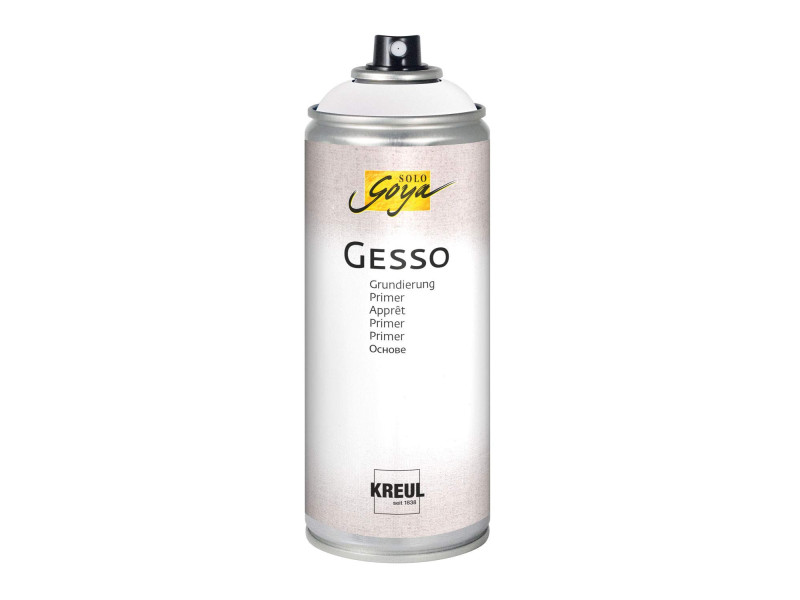 KREUL Apprêt acrylique SOLO Goya Gesso, blanc, spray 400 ml