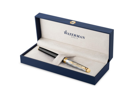 WATERMAN Stylo plume Hémiphère Reflets de Paris Noir G.T.