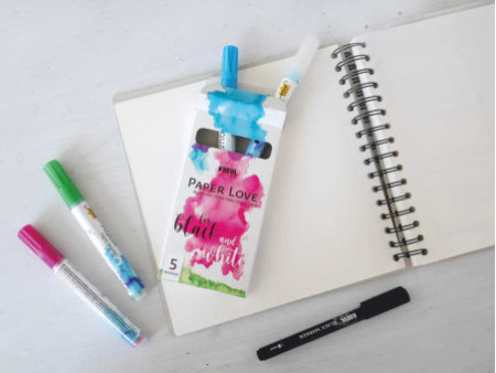 KREUL Set de marqueurs 'PaperLove', 5 pièces