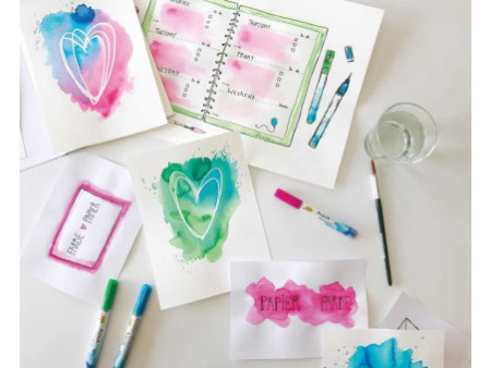 KREUL Set de marqueurs 'PaperLove', 5 pièces