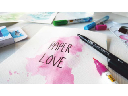 KREUL Set de marqueurs 'PaperLove', 5 pièces