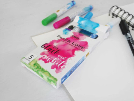 KREUL Set de marqueurs 'PaperLove', 5 pièces