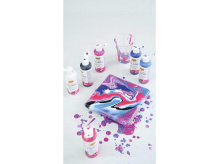 KREUL SOLO GOYA Set de pouring 'Ready Mixed', 6 x 80 ml
