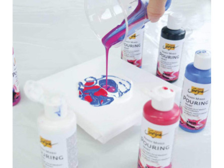 KREUL SOLO GOYA Set de pouring 'Ready Mixed', 6 x 80 ml
