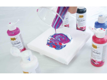 KREUL SOLO GOYA Set de pouring 'Ready Mixed', 6 x 80 ml