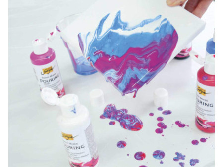 KREUL SOLO GOYA Set de pouring 'Ready Mixed', 6 x 80 ml