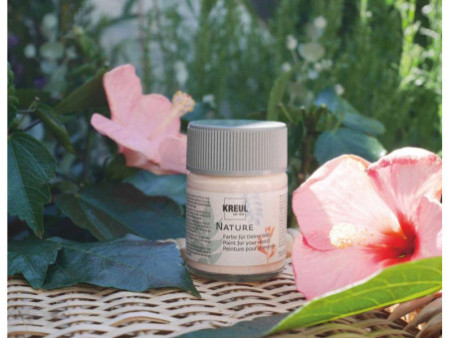 KREUL Peinture créative Nature, 50 ml, fleur d'hibiscus