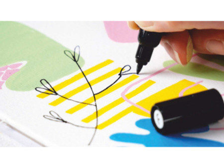 KREUL Marqueur acrylique TRITON Acrylic Marker fine, noir