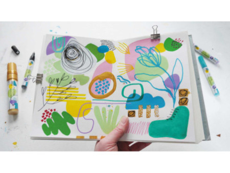 KREUL Marqueur acrylique TRITON Acrylic Marker fine, blanc