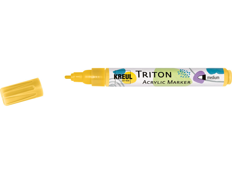 KREUL Marqueur acrylique TRITON Acrylic Marker, jaune maïs