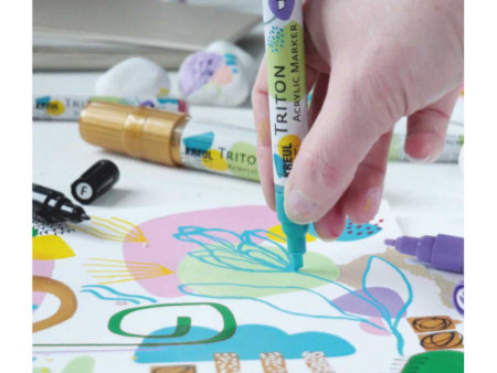 KREUL Marqueur acrylique TRITON Acrylic Marker, vert clair