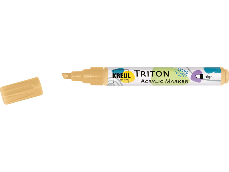 KREUL Marqueur acrylique TRITON Acrylic Marker, or pâle