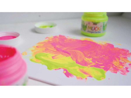 KREUL Gouache aux doigts fluo 'MUCKI', 150 ml, set de 4