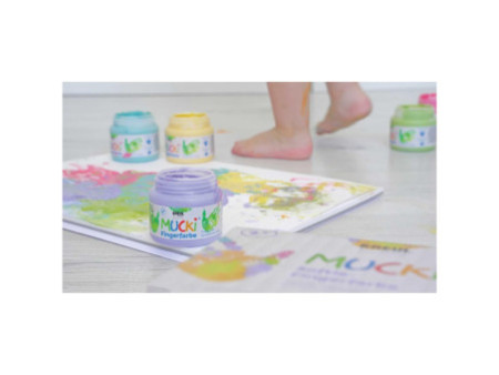 KREUL Gouache aux doigts pastel 'MUCKI', 150 ml, set de 6