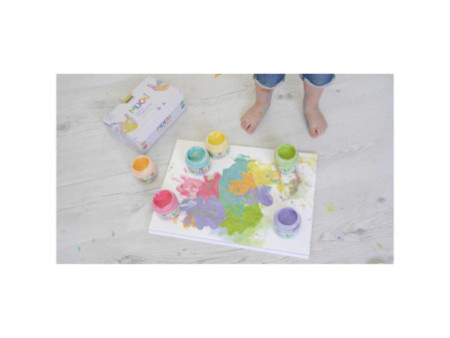 KREUL Gouache aux doigts pastel 'MUCKI', 150 ml, set de 6