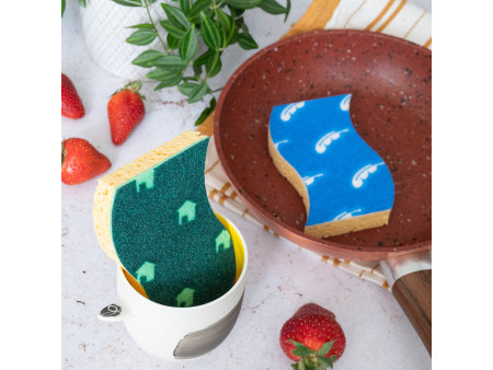 Spontex Set d'éponges Sweet Home, pack de 3