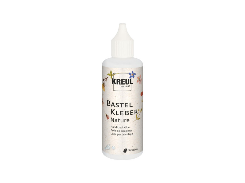 KREUL Colle de bricolage Nature, en tube plastique, 80 ml
