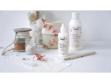 KREUL Colle de bricolage Nature, en tube plastique, 80 ml
