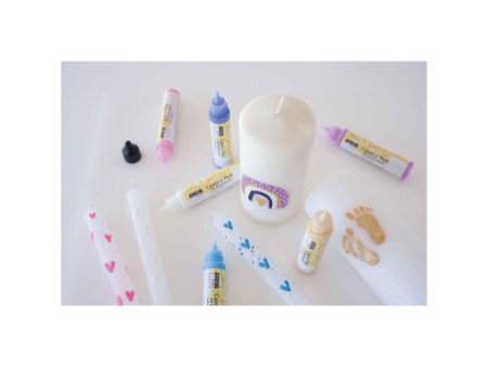 KREUL Candle Pen 'Hello Baby', set de 6