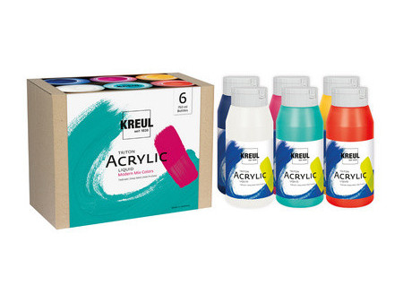 KREUL Peinture acrylique Triton Acrylic Liquid, Modern Mix