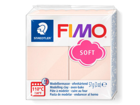 FIMO Pâte à modeler SOFT, à cuire, 57 g, couleur de peau