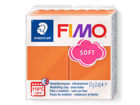 FIMO pâte à modeler SOFT, à cuire, 57 g, cognac
