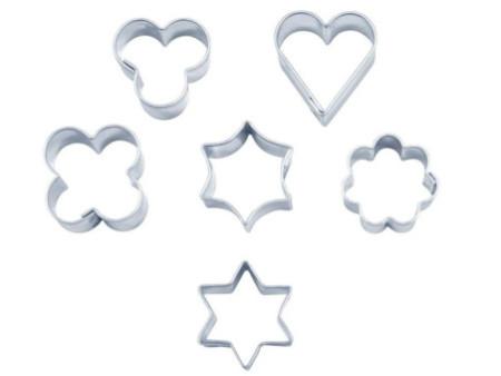 FIMO Moules à découper pour pâte à modeler, en métal, 6