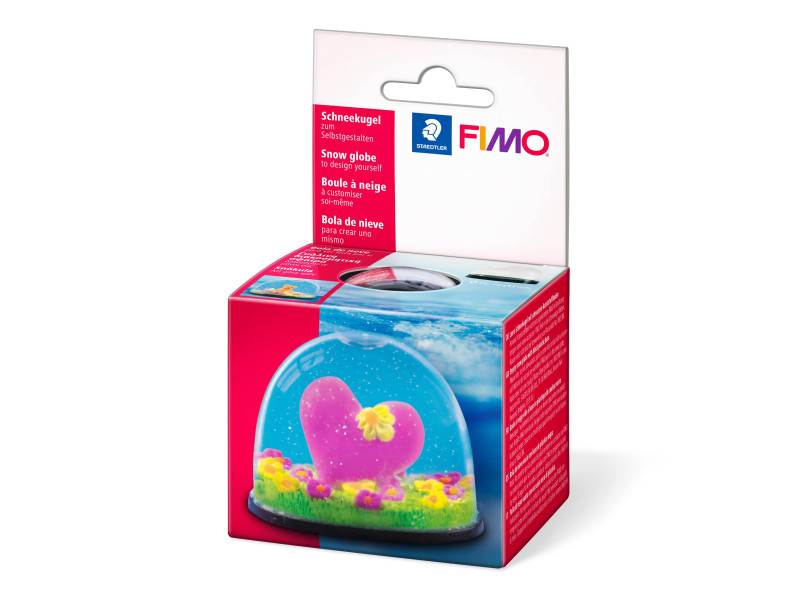 FIMO Boule de neige, ovale, transparent
