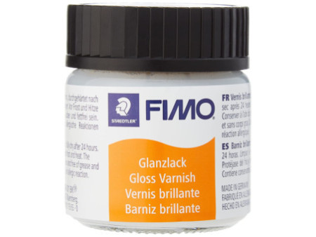 FIMO Vernis brillant, pour 30 feuilles maxi ml dans un verre