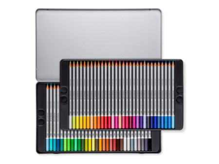 STAEDTLER Crayon aquarellable karat aquarelle, étui de 60