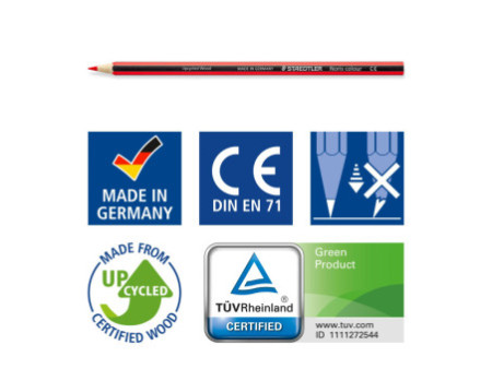 STAEDTLER Crayon de couleur Noris Colour, étui carton de 12