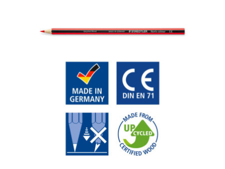 STAEDTLER Crayon de couleur Noris Colour, étui carton de 24