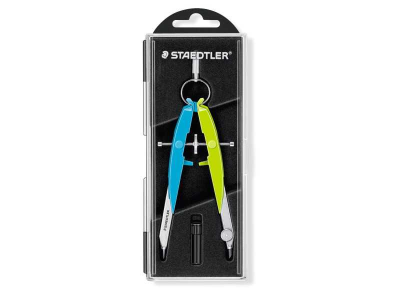 STAEDTLER Compas de précision Mars Comfort Neon, bleu/vert
